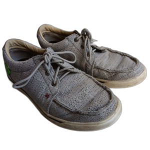 Hooey By Twisted Women's 7.5 M Grey Shoes Tie